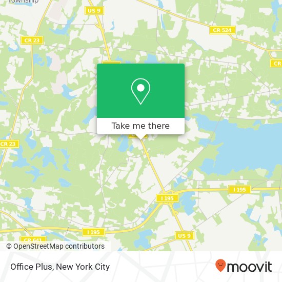 Office Plus map