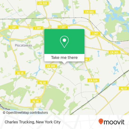 Charles Trucking map