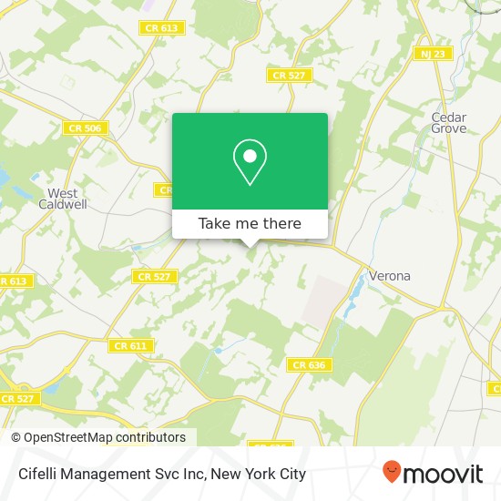 Cifelli Management Svc Inc map