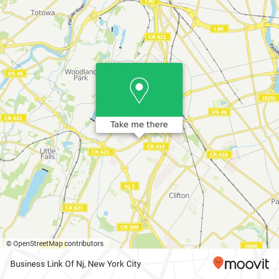 Business Link Of Nj map