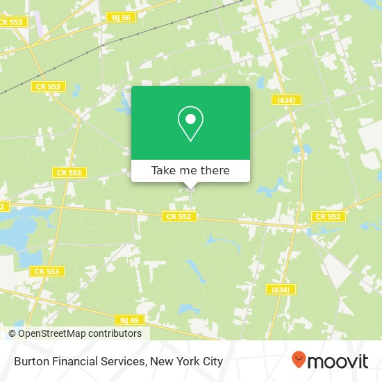 Mapa de Burton Financial Services