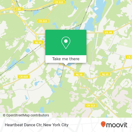 Heartbeat Dance Ctr map