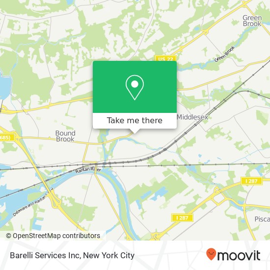 Mapa de Barelli Services Inc