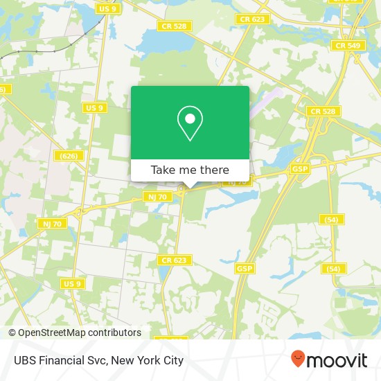 UBS Financial Svc map