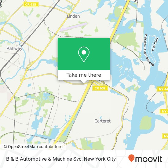 B & B Automotive & Machine Svc map