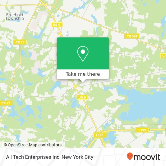 All Tech Enterprises Inc map