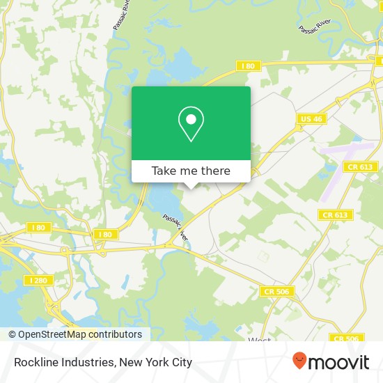 Rockline Industries map