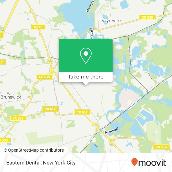 Mapa de Eastern Dental