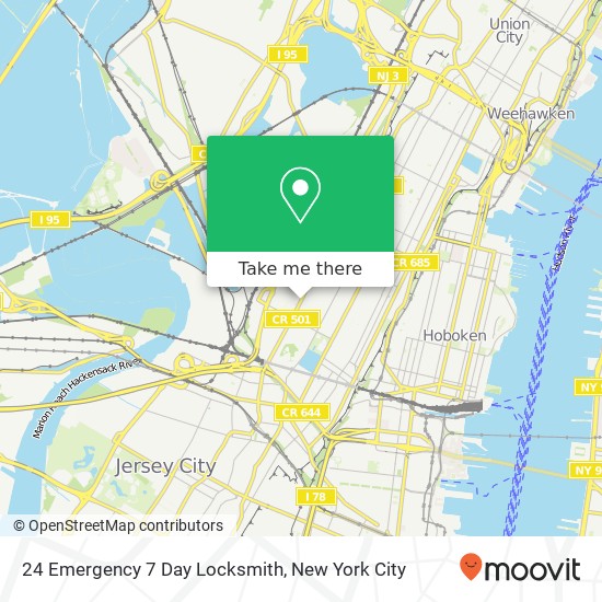 24 Emergency 7 Day Locksmith map