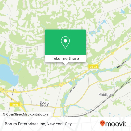 Mapa de Borum Enterprises Inc