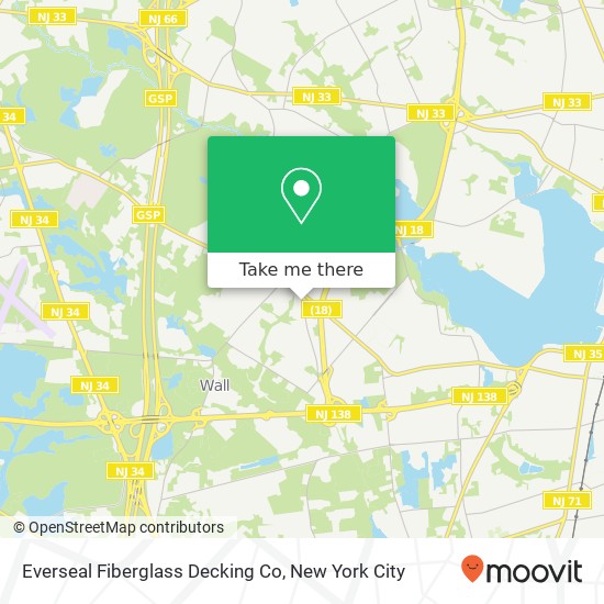 Mapa de Everseal Fiberglass Decking Co