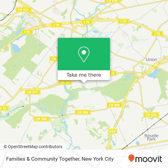 Families & Community Together map