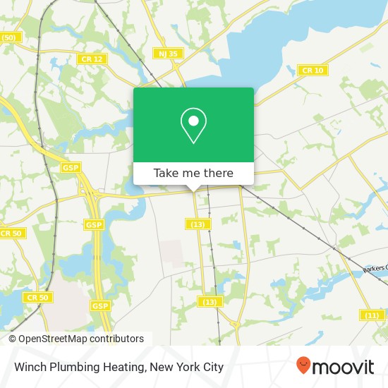 Mapa de Winch Plumbing Heating