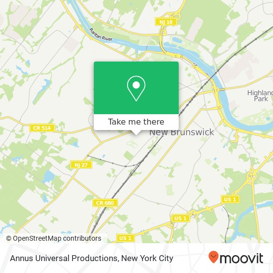 Annus Universal Productions map