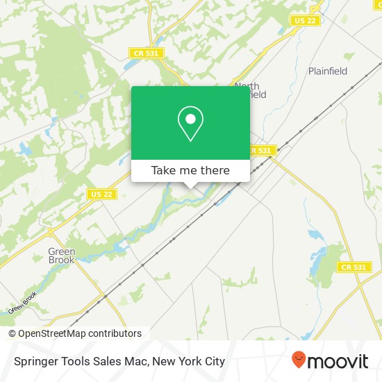 Mapa de Springer Tools Sales Mac