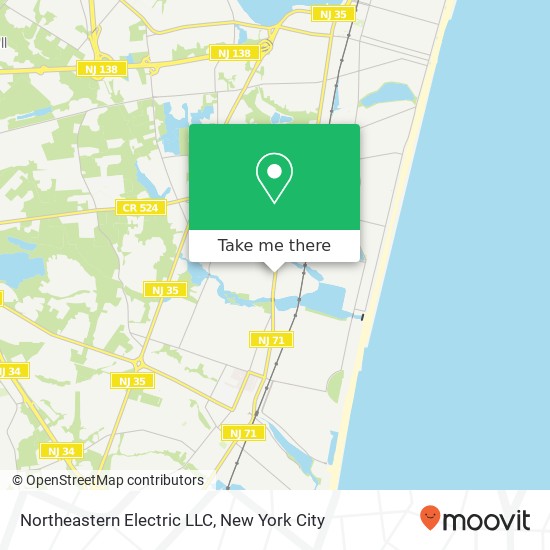 Northeastern Electric LLC map