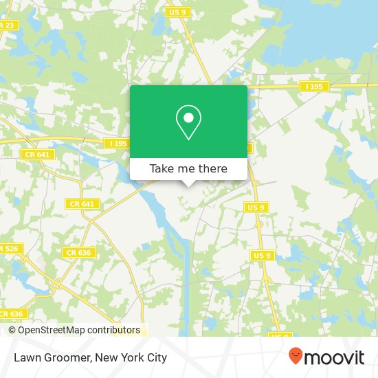 Lawn Groomer map