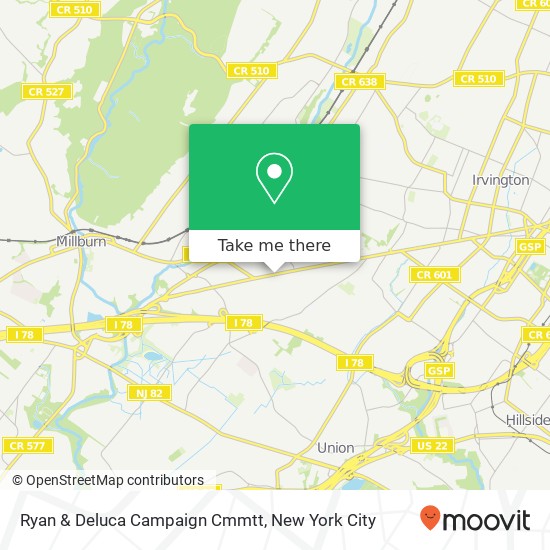 Ryan & Deluca Campaign Cmmtt map