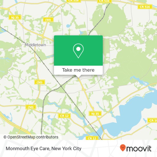 Mapa de Monmouth Eye Care