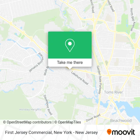 First Jersey Commercial map