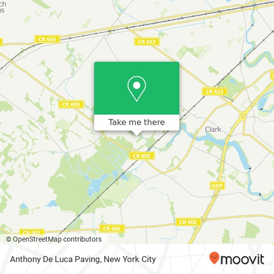 Anthony De Luca Paving map
