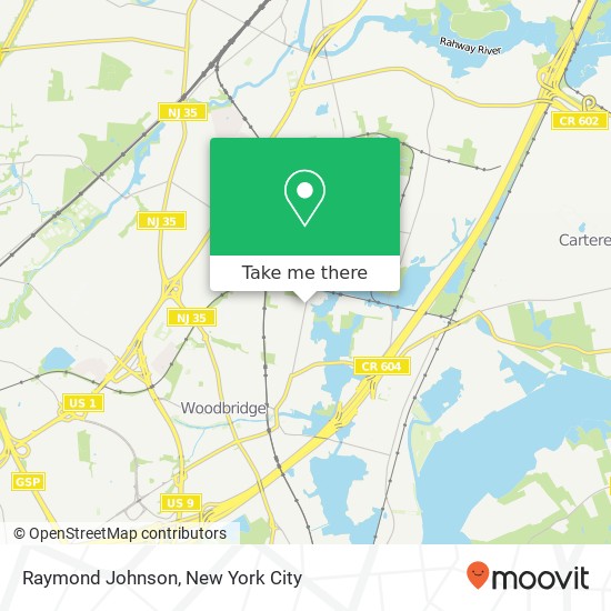 Raymond Johnson map