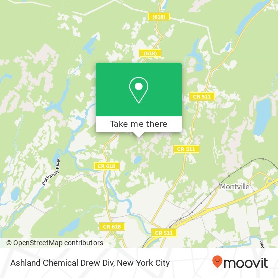 Ashland Chemical Drew Div map