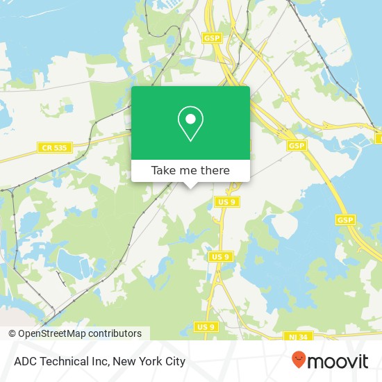 Mapa de ADC Technical Inc
