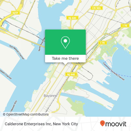 Mapa de Calderone Enterprises Inc