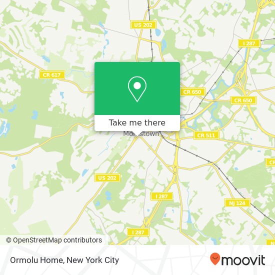 Ormolu Home map