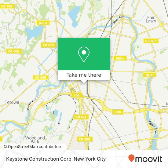 Mapa de Keystone Construction Corp