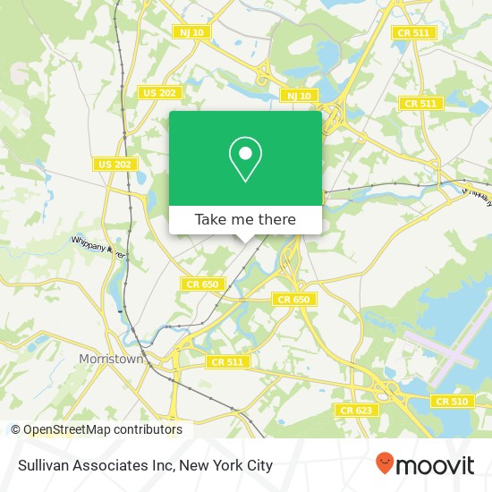 Mapa de Sullivan Associates Inc
