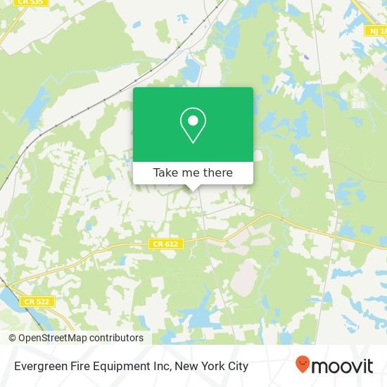 Evergreen Fire Equipment Inc map