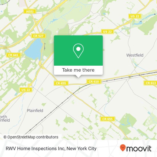 Mapa de RWV Home Inspections Inc