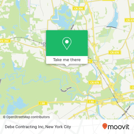 Debe Contracting Inc map