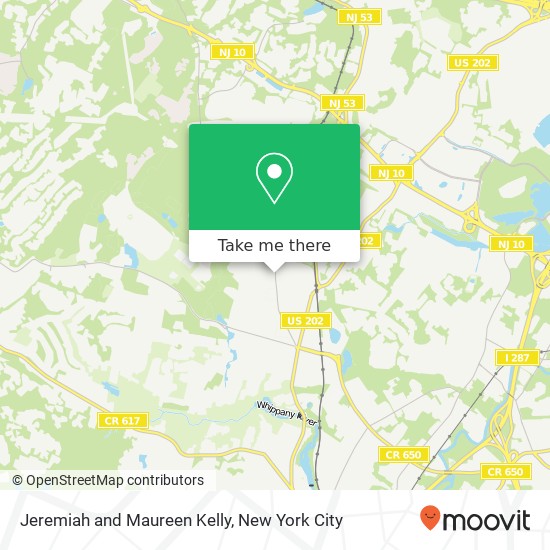 Jeremiah and Maureen Kelly map