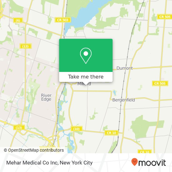 Mehar Medical Co Inc map