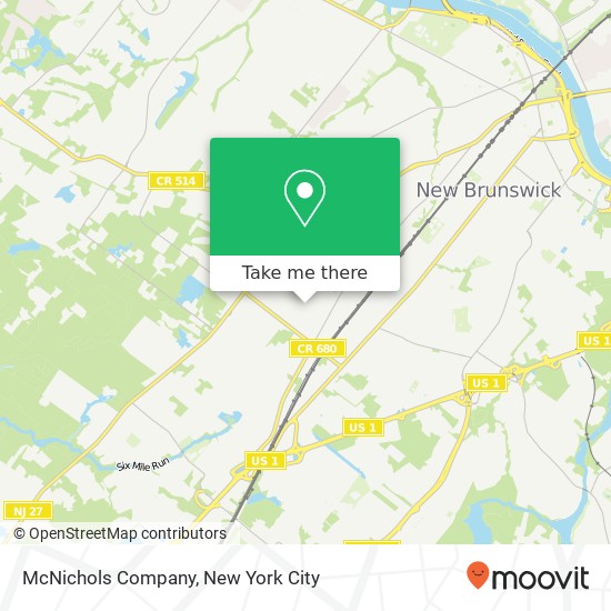 Mapa de McNichols Company