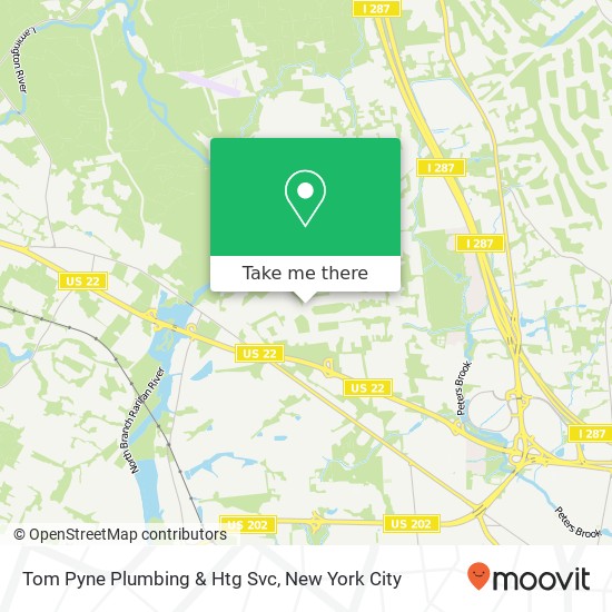 Tom Pyne Plumbing & Htg Svc map