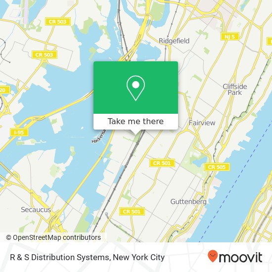 R & S Distribution Systems map