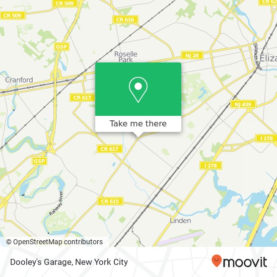 Mapa de Dooley's Garage