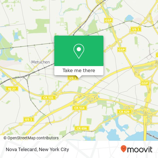 Nova Telecard map