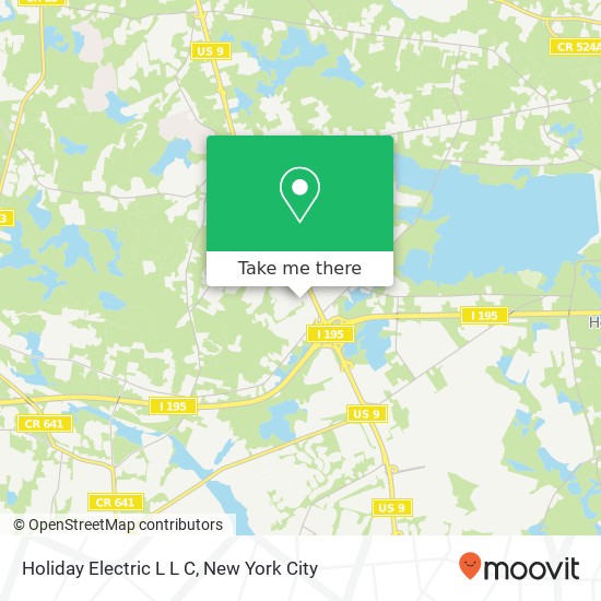 Mapa de Holiday Electric L L C