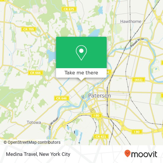 Medina Travel map