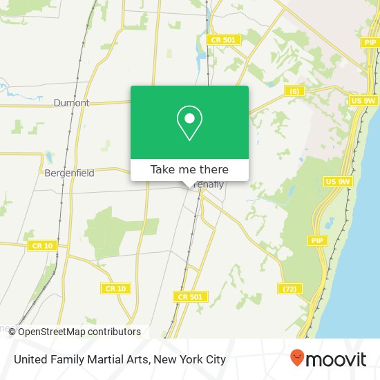 United Family Martial Arts map