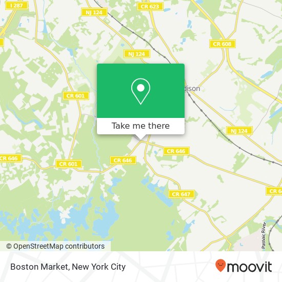 Boston Market map