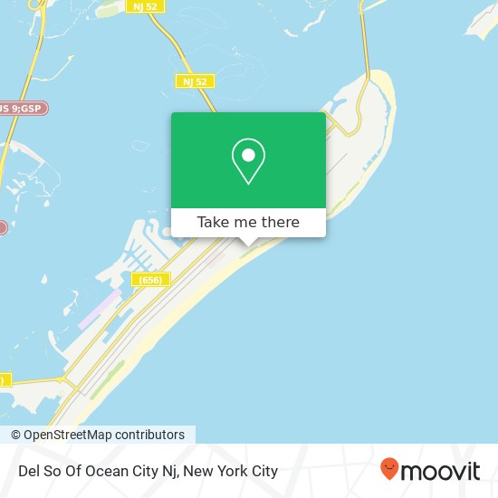 Del So Of Ocean City Nj map