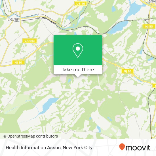 Health Information Assoc map