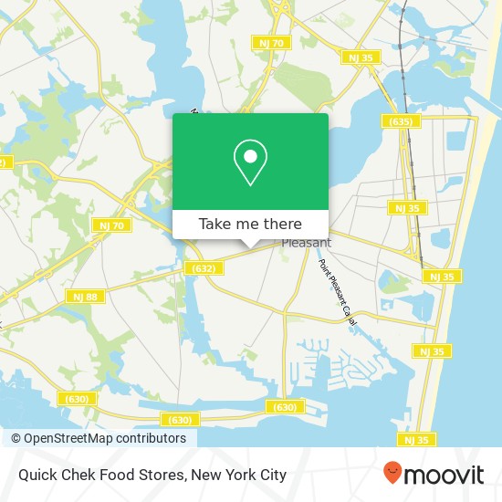 Mapa de Quick Chek Food Stores