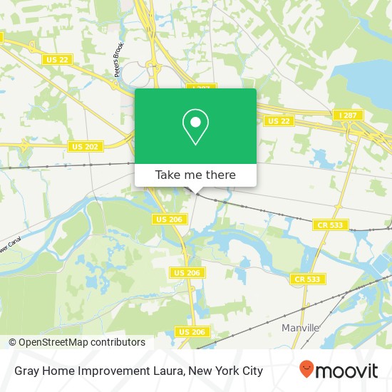 Gray Home Improvement Laura map